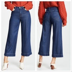 Hudson Holly High Rise Wide Leg Crop Jeans